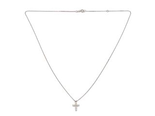 gargantilla oro 18k con piedra con diamante 22cm