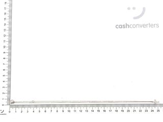 gargantilla oro 18k con piedra con diamante 22cm