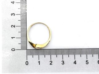 sortija oro 18k con piedra con circonita t. 18 (18,47 mm)