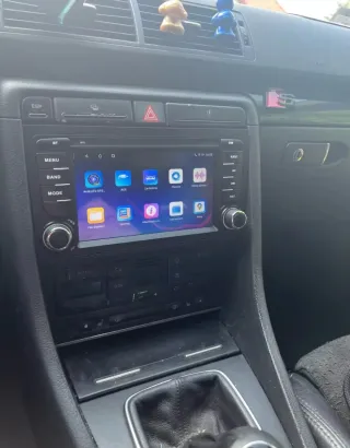 Rádio Audi A4 B6 B7 Android 14 com GPS (Novo)
