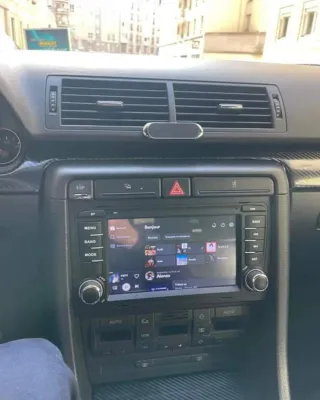 Rádio Audi A4 B6 B7 Android 14 com GPS (Novo)