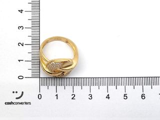 sortija oro 18k con piedra con circonita t. 16 (17,84 mm)