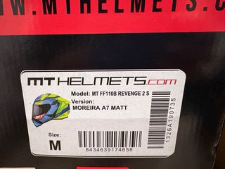 Casco MT Replica Diogo Moreira #10 Nuevo