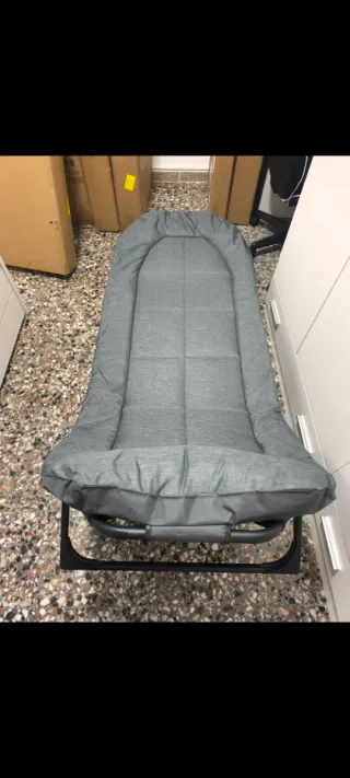 Cama plegable acolchada  para 1 persona. Producto