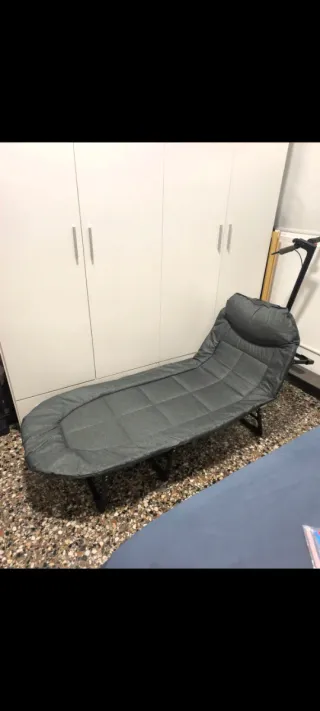 Cama plegable acolchada  para 1 persona. Producto