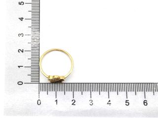 anillo oro 18k con piedra con circonita