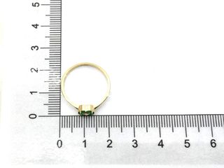 anillo oro 18k con piedra con circonita