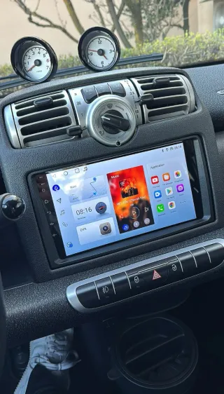 Rádio Smart Fortwo W451 Android 14 com GPS