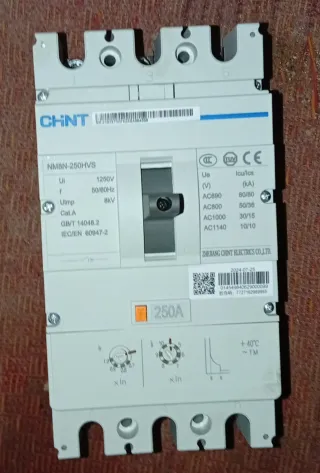 Interruptor Automático CHNT NM8N-250HVS 250A