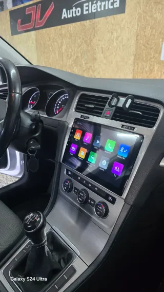 Rádio VW Golf VII Android 14 com GPS (Novo)