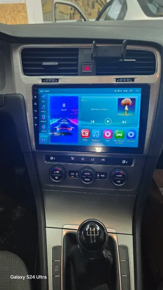 Rádio VW Golf VII Android 14 com GPS (Novo)