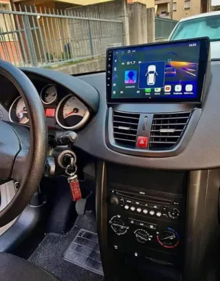 Rádio Peugeot 207 Android 14 com GPS (Novo)