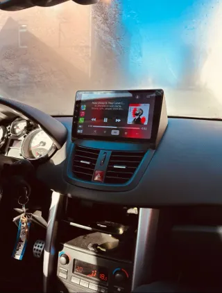 Rádio Peugeot 207 Android 14 com GPS (Novo)