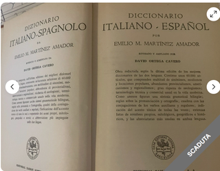 Dizionario italiano-spagnolo viceversa-sopena 1965