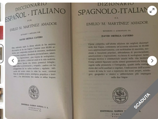 Dizionario italiano-spagnolo viceversa-sopena 1965