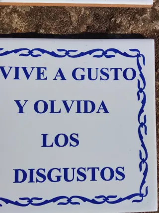 Lote 4 Azulejos Cerámicos con Refranes