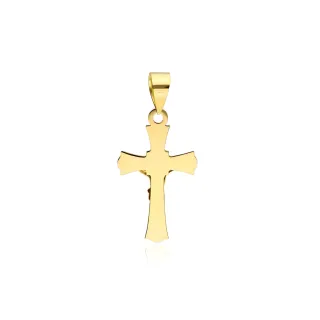 Colgante Cruz Oro 18K con Cristo