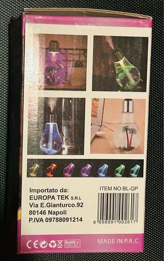 Lampadina Umidificatore LED diffusore aromi