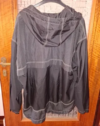 Giacca Ellesse Vintage Uomo XXL Nera/Grigia