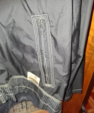 Giacca Ellesse Vintage Uomo XXL Nera/Grigia