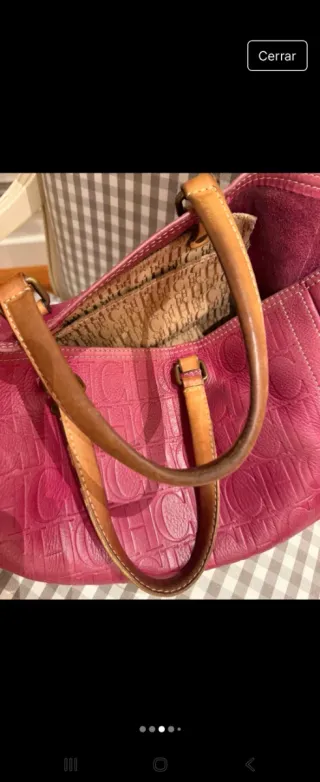 Bolso Carolina Herrera Frambuesa