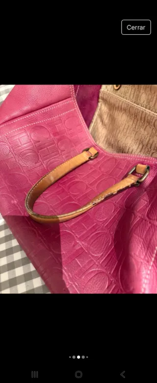 Bolso Carolina Herrera Frambuesa