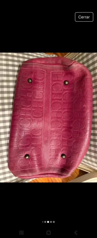 Bolso Carolina Herrera Frambuesa