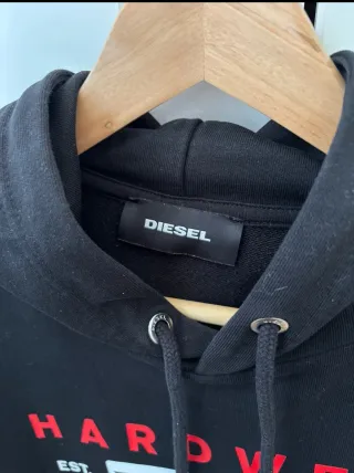 Sudadera Diesel Talla S Negra
