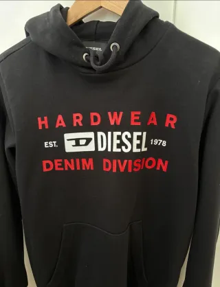 Sudadera Diesel Talla S Negra