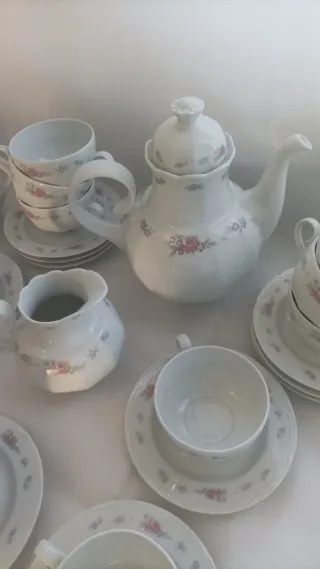 Juego Café/Té Vintage Santa Clara /12 Servicios