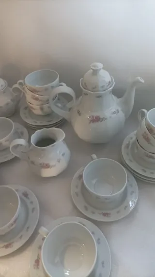 Juego Café/Té Vintage Santa Clara /12 Servicios