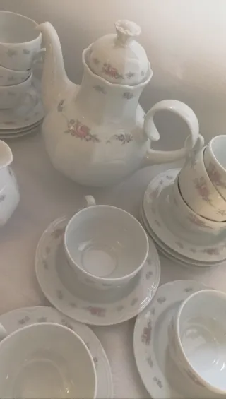 Juego Café/Té Vintage Santa Clara /12 Servicios