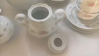 Juego Café/Té Vintage Santa Clara /12 Servicios