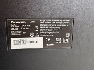 Panasonic TX-43E303E – TV LED 43” Full HD y Mando