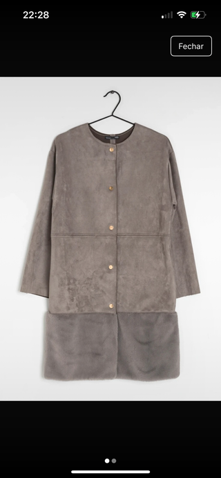 Casaco Zara Cinza