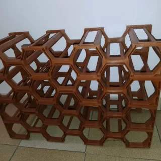 Botellero modular para 28 botellas