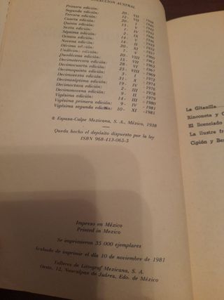 Novelas ejemplares – Miguel de Cervantes