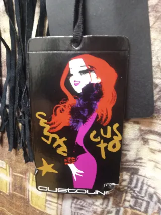 Vestido Custoo Talla M Negro Multicolor