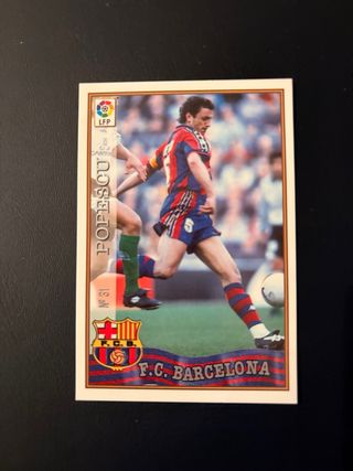 Cromo Popescu FC Barcelona