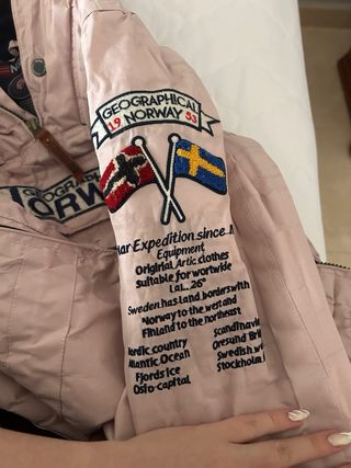 Chaqueta Geographical Norway Rosa