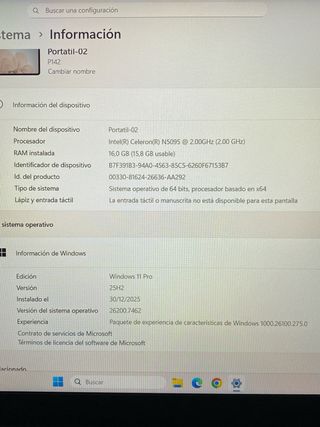 Portátil W & O Plata