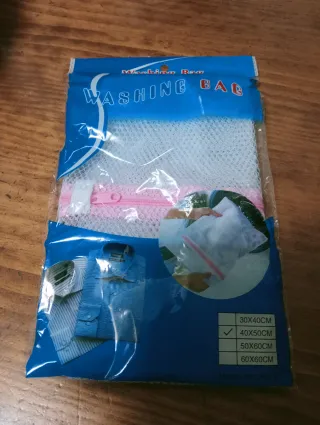 Bolsa Lavadora Malla Cierre Cremallera