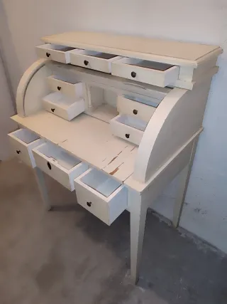 Escritorio secreto vintage madera