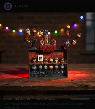 Diorama para envío Stranger Things Kinder Joy