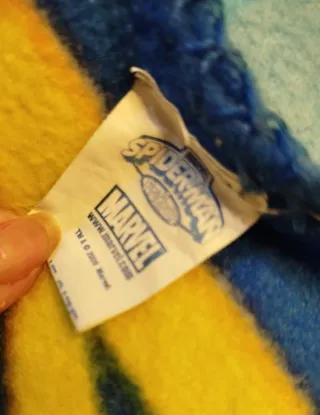 Manta polar infantil Spiderman