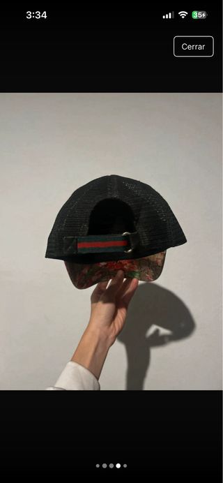 Gorra Gucci Floral Marrón Multicolor