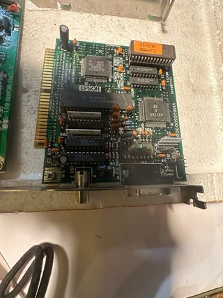 Placa base y tarjetas epson 8088 8 bit