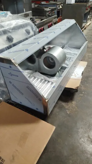 Campana extractora hostelería completa