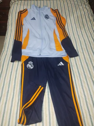 Chándal Adidas Real Madrid Azul y Naranja nuevo
