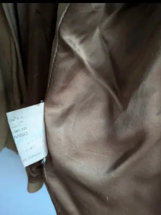 Chaqueta 3/4 Piel, color militar